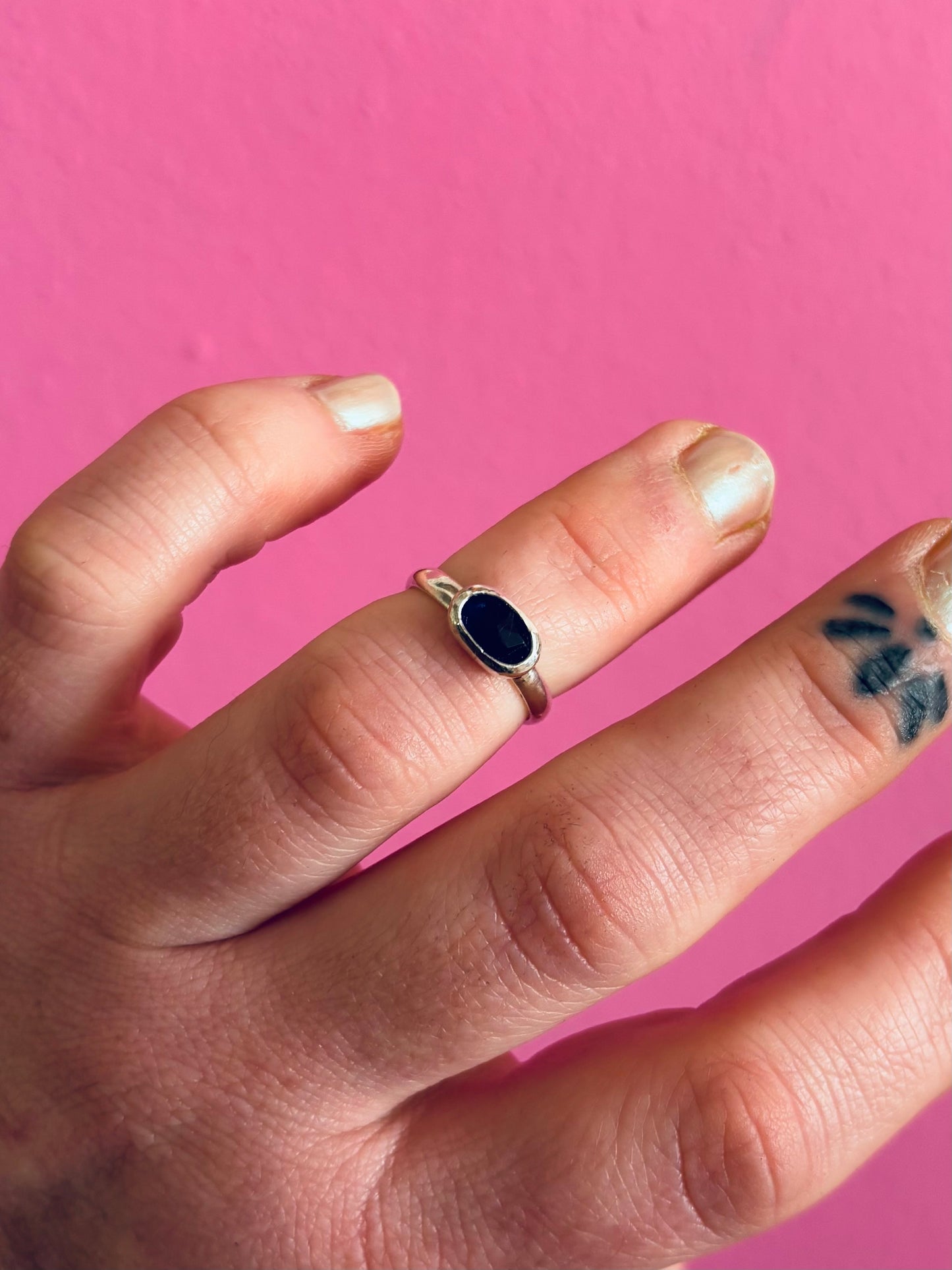 Afghanite Stacker Ring - 4.5