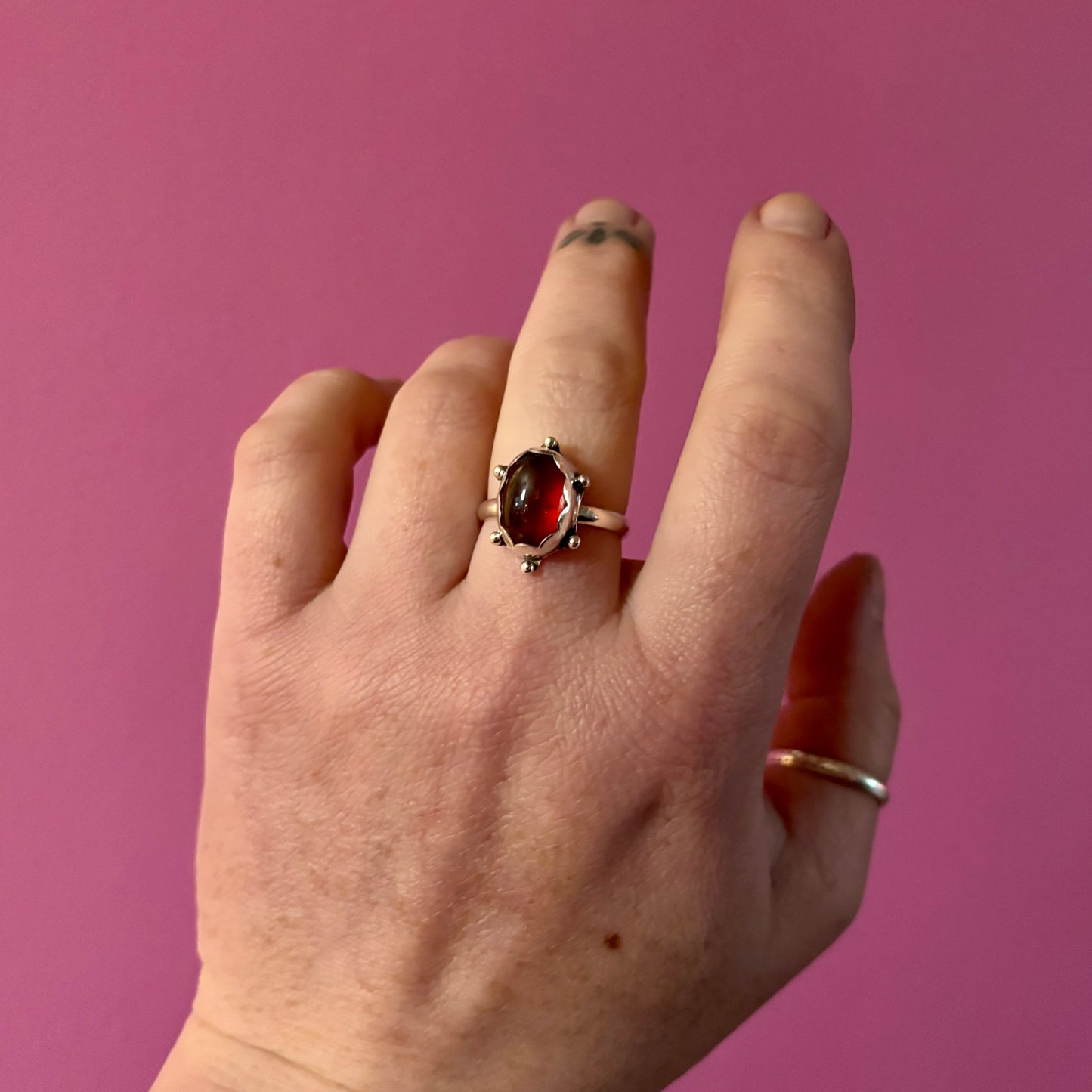 Garnet Ring - 8.75