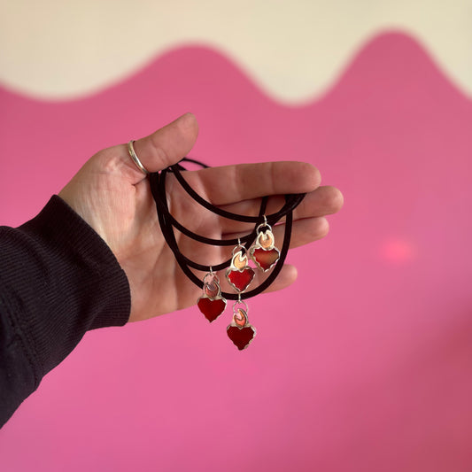 Carnelian Sacred Heart Pendant