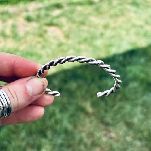 Twisted Heavy Metal Cuff - Large