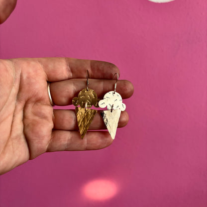Ice Cream Cone Earrings - MTO