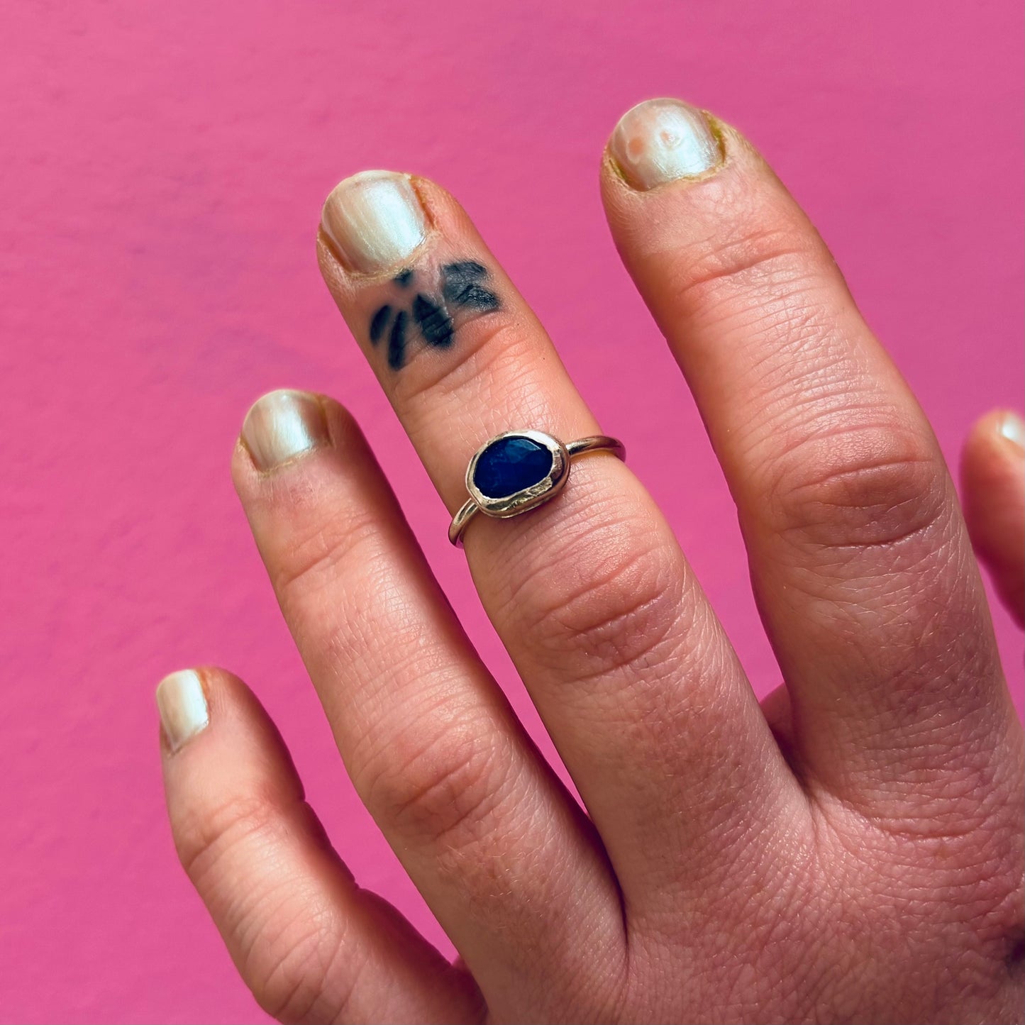 Afghanite Stacker Ring - 6.5